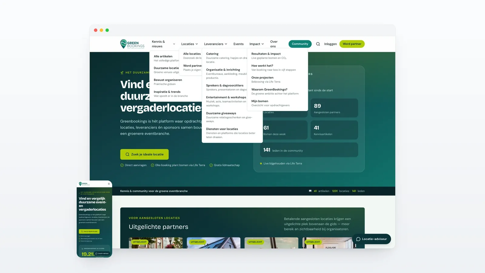 Greenbookings is vernieuwd!